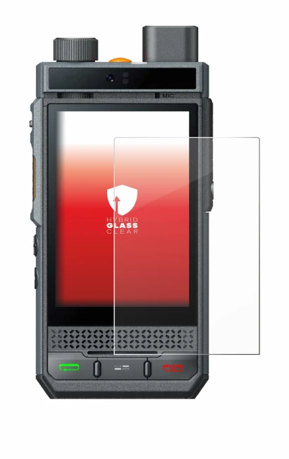 Image de l'appareil Hytera P60 avec une grande variété de protections d'écran.