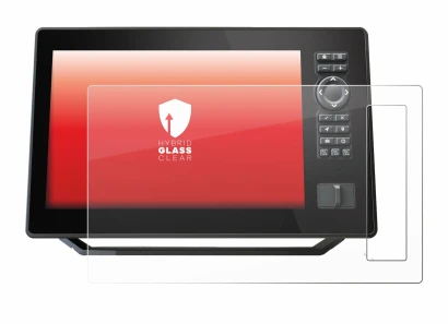 Image de l'appareil Humminbird Xplore 9 avec une grande variété de protections d'écran.