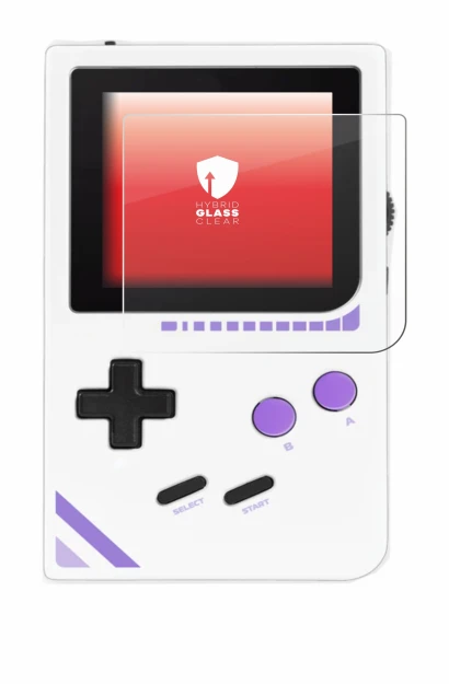 Image de l'appareil Modretro Chromatic avec une grande variété de protections d'écran.