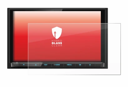 Image de l'appareil Kenwood DNX9190DABS avec une grande variété de protections d'écran.