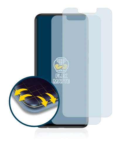 Image de l'appareil Huawei P smart Plus 2018 avec une grande variété de protections d'écran.