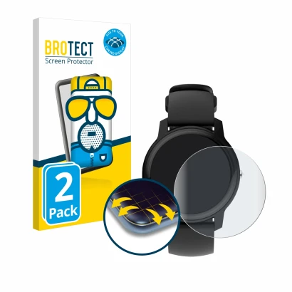 Face avant d’un emballage produit avec le logo de la marque BROTECT. À côté, l’appareil Withings Move ECG est représenté avec 