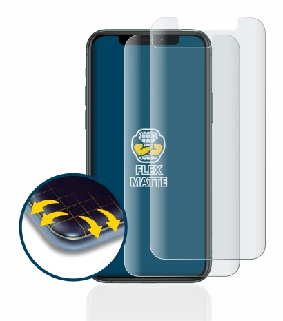 Image de l'appareil Apple iPhone 11 Pro avec une grande variété de protections d'écran.