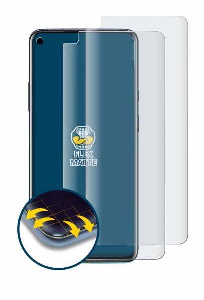 Image de l'appareil OnePlus 8 Pro avec une grande variété de protections d'écran.