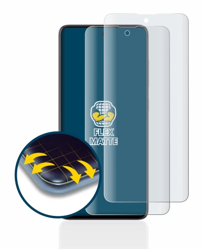 Image de l'appareil Samsung Galaxy A51 avec une grande variété de protections d'écran.