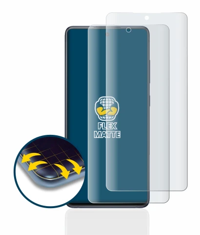 Image de l'appareil Samsung Galaxy S20 FE 5G avec une grande variété de protections d'écran.