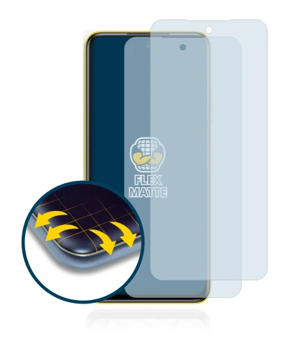 Image de l'appareil Xiaomi Poco M3 Pro 5G avec une grande variété de protections d'écran.