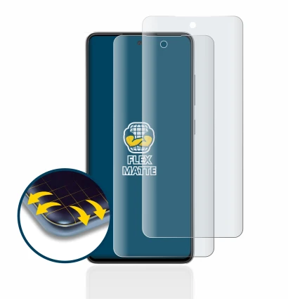 Image de l'appareil Samsung Galaxy A52s 5G avec une grande variété de protections d'écran.