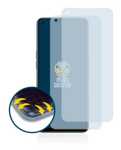 Image de l'appareil OnePlus Nord CE 2 5G avec une grande variété de protections d'écran.