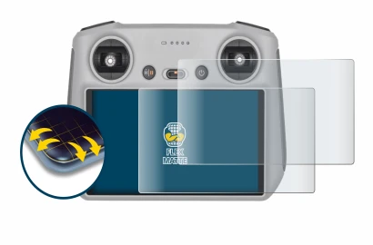 Image de l'appareil DJI RC Controller avec une grande variété de protections d'écran.