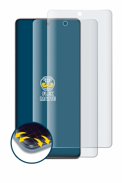 Image de l'appareil Google Pixel 7 Pro avec une grande variété de protections d'écran.