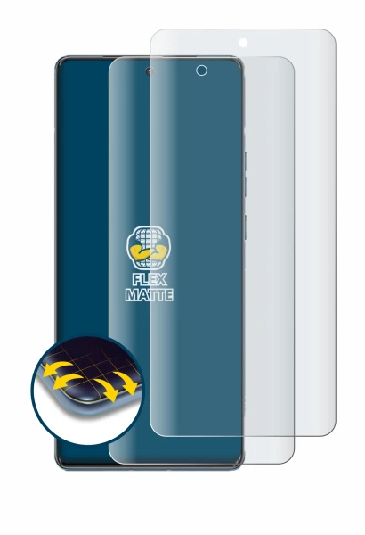 Image de l'appareil Motorola Edge 40 Pro avec une grande variété de protections d'écran.