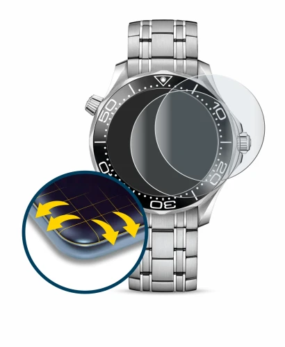 Image de l'appareil Omega Seamaster Diver 300M (42 mm) avec une grande variété de protections d'écran.