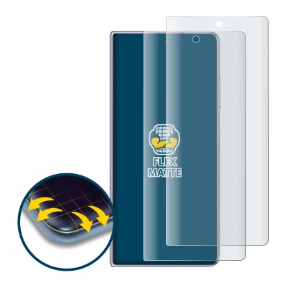 Image de l'appareil Honor Magic V2 avec une grande variété de protections d'écran.