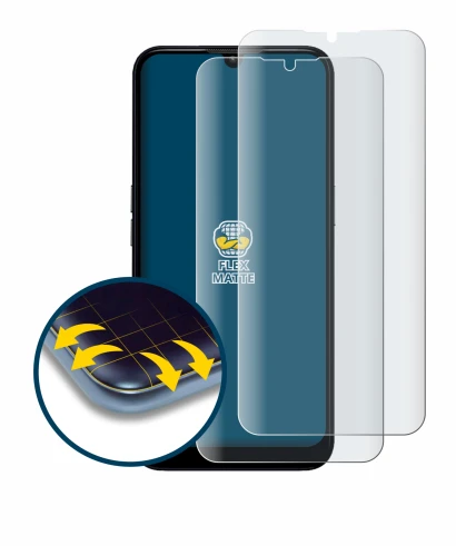 Image de l'appareil Doro 8200 avec une grande variété de protections d'écran.