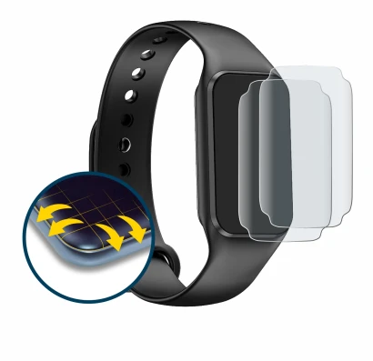Image de l'appareil Blackview BV-R1 avec une grande variété de protections d'écran.