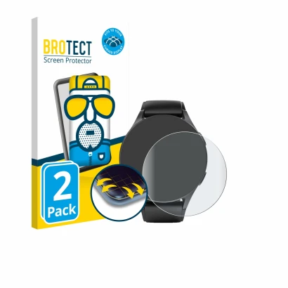 Face avant d’un emballage produit avec le logo de la marque BROTECT. À côté, l’appareil Hama 8900 (42 mm) est représenté avec 