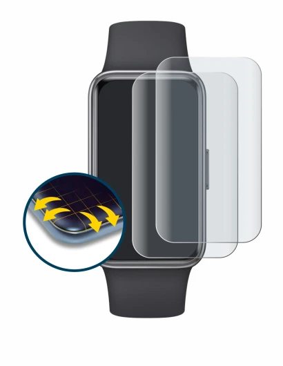 Image de l'appareil Huawei Band 9 avec une grande variété de protections d'écran.