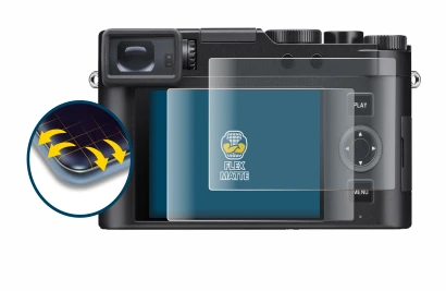 Image de l'appareil Leica D-Lux 8 avec une grande variété de protections d'écran.