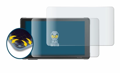 Image de l'appareil Interphone RideSync Sync55 avec une grande variété de protections d'écran.