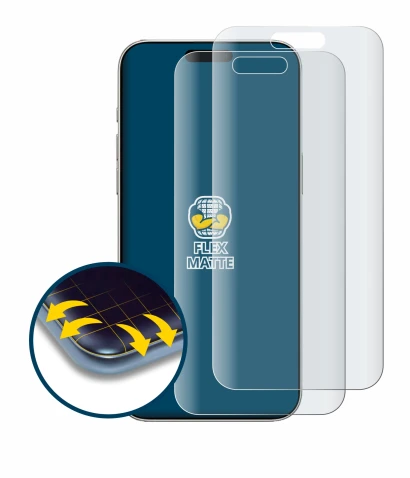 Image de l'appareil Apple iPhone 16 avec une grande variété de protections d'écran.