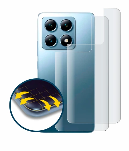 Image de l'appareil Xiaomi 14T Pro (Arrière) avec une grande variété de protections d'écran.