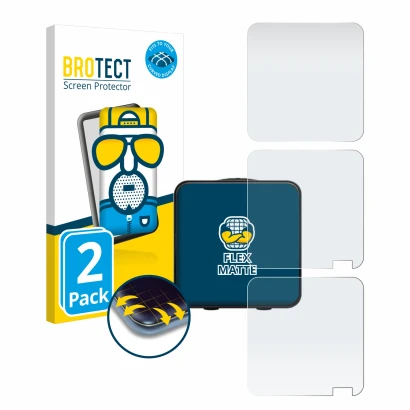 Face avant d’un emballage produit avec le logo de la marque BROTECT. À côté, l’appareil Rode Wireless Pro est représenté avec 