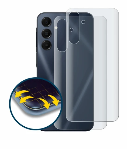 Image de l'appareil Samsung Galaxy A16 5G (Arrière) avec une grande variété de protections d'écran.