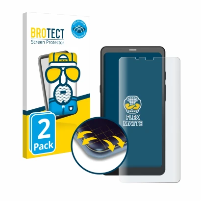 Face avant d’un emballage produit avec le logo de la marque BROTECT. À côté, l’appareil Boox Palma 2 est représenté avec la pr