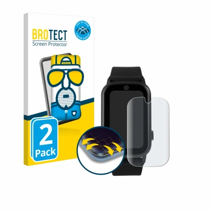 Face avant d’un emballage produit avec le logo de la marque BROTECT. À côté, l’appareil One2Track Connect UP est représenté av
