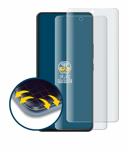 Image de l'appareil ASUS ROG Phone 9 avec une grande variété de protections d'écran.