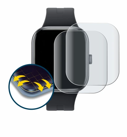 Image de l'appareil Xiaomi Redmi Watch 5 avec une grande variété de protections d'écran.