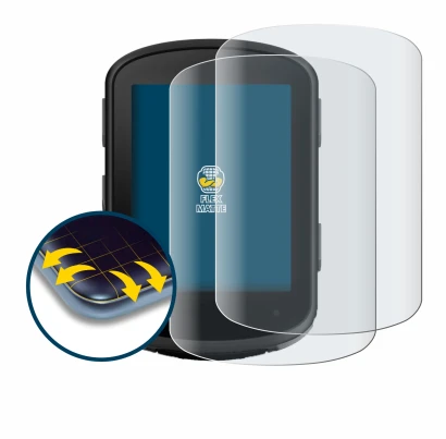 Image de l'appareil Garmin Edge 540 Solar avec une grande variété de protections d'écran.