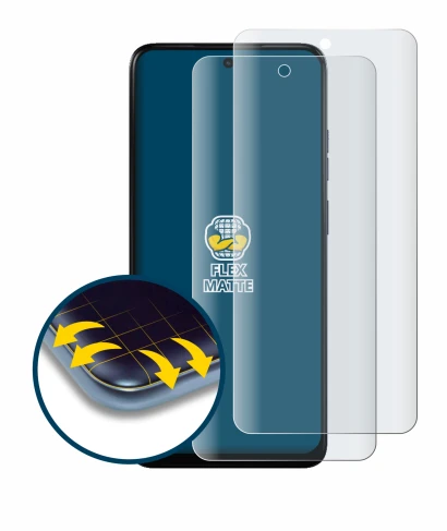 Image de l'appareil Motorola Moto E15 avec une grande variété de protections d'écran.