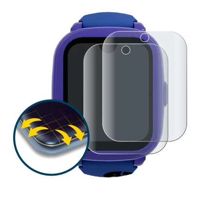 Image de l'appareil SaveFamily Iconic Plus 2 4G avec une grande variété de protections d'écran.