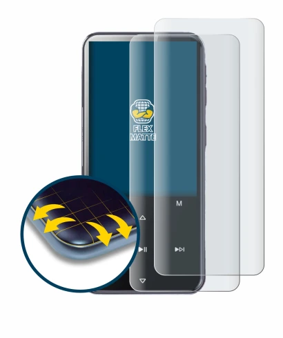 Image de l'appareil AGPtek M3 avec une grande variété de protections d'écran.