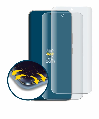 Image de l'appareil Honor 400 avec une grande variété de protections d'écran.