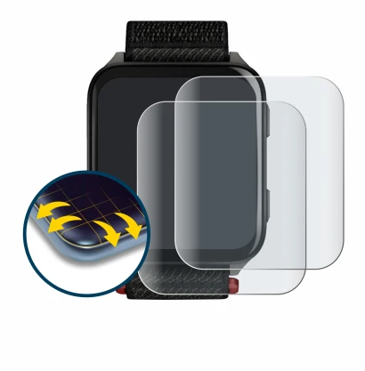 Image de l'appareil Garmin Venu X1 avec une grande variété de protections d'écran.
