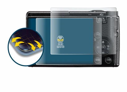 Image de l'appareil Ricoh GR IV 2025 avec une grande variété de protections d'écran.