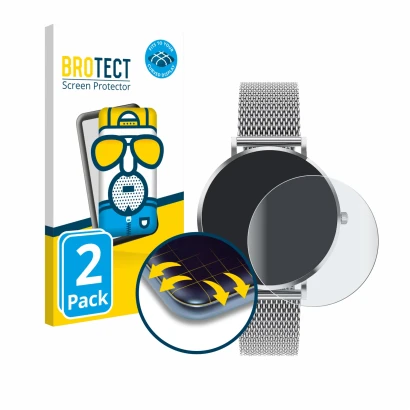 Face avant d’un emballage produit avec le logo de la marque BROTECT. À côté, l’appareil Pireware Amory 5 Mini est représenté a