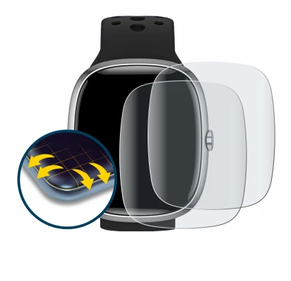 Image de l'appareil JoJoego G61 avec une grande variété de protections d'écran.