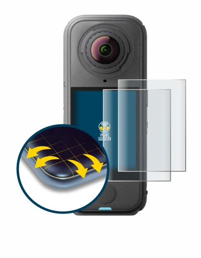 Image de l'appareil Insta360 X4 Air avec une grande variété de protections d'écran.