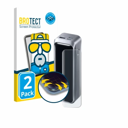 Face avant d’un emballage produit avec le logo de la marque BROTECT. À côté, l’appareil Anker Prime 220 W est représenté avec
