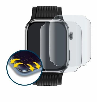 Image de l'appareil Rollme Kore D1 avec une grande variété de protections d'écran.