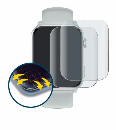 Image de l'appareil Blackview R30 Max avec une grande variété de protections d'écran.