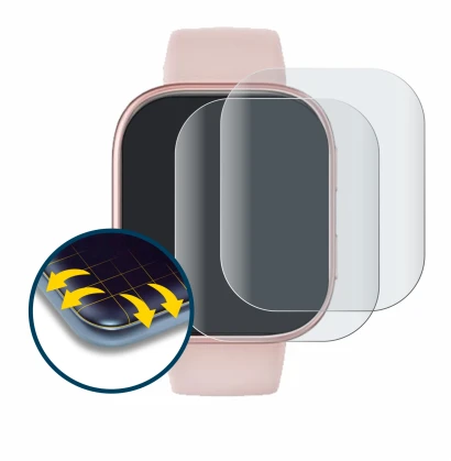 Image de l'appareil Doomixs Smartwatch T7 1.83" avec une grande variété de protections d'écran.