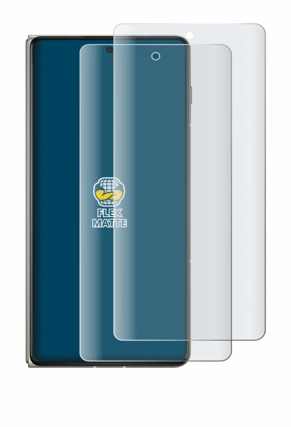 Image de l'appareil Motorola Razr Fold avec une grande variété de protections d'écran.