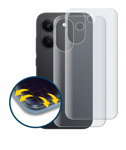 Image de l'appareil Xiaomi Poco X8 Pro (Arrière) avec une grande variété de protections d'écran.