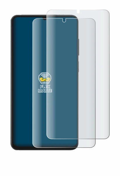 Image de l'appareil Honor X6d avec une grande variété de protections d'écran.