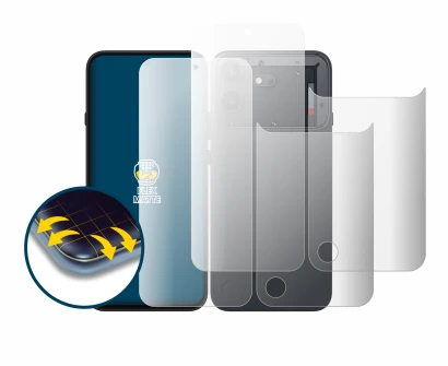 Image de l'appareil Nothing Phone (4b) (Avant+Arrière) avec une grande variété de protections d'écran.
